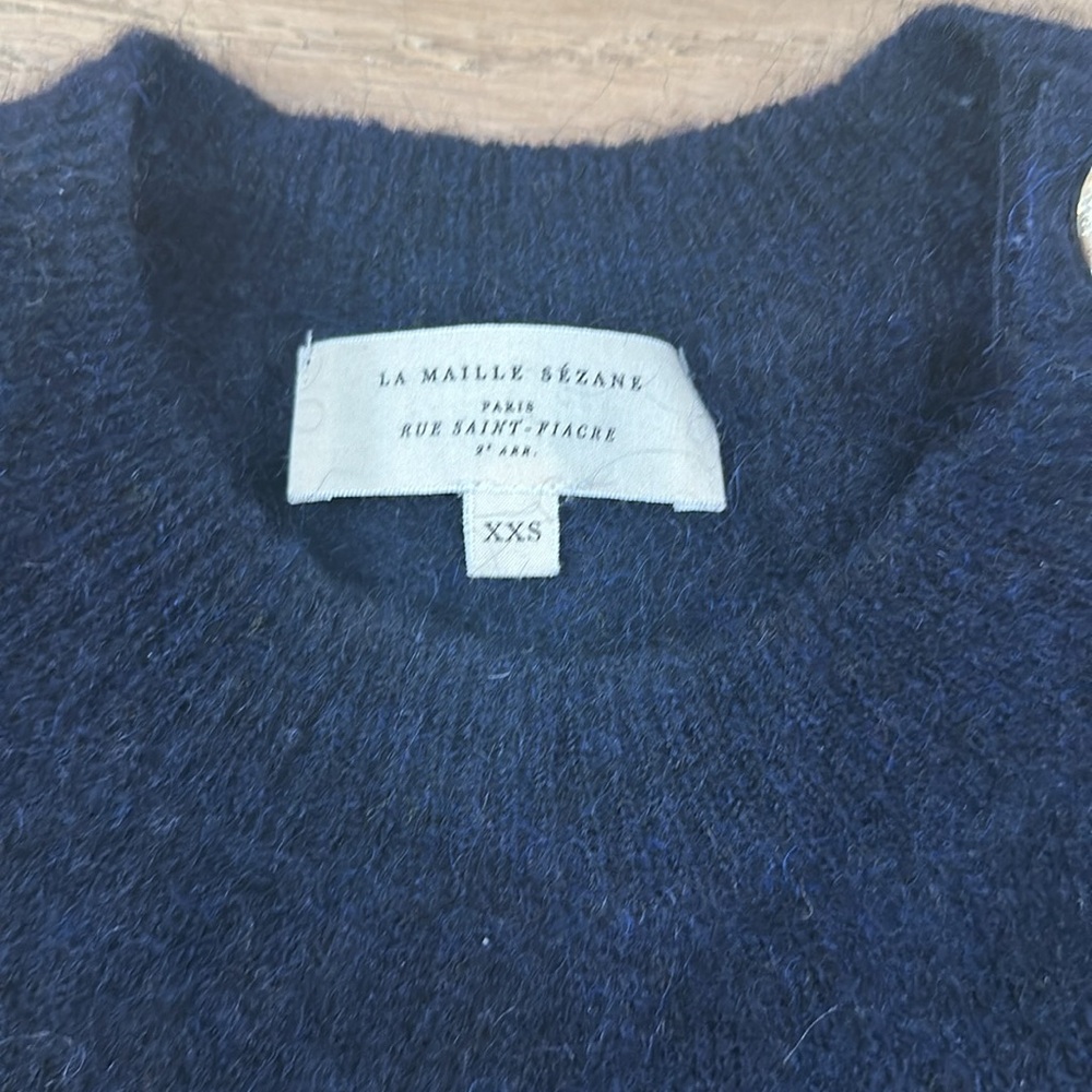 Sezane Sweater Abstract Multi Color - Picture 3 of 4